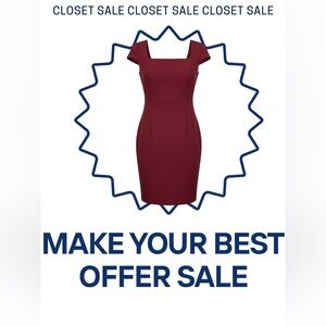 Banana Republic Sloan Square-Neck Sheath Dress